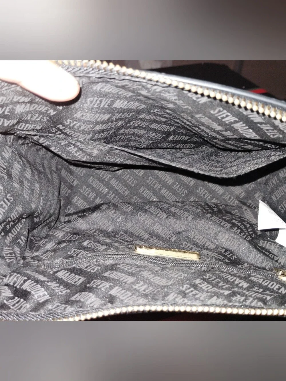 Steve Madden Black Floral Crossbody Bag